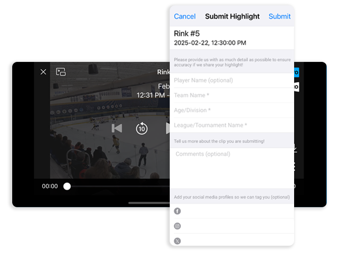 Highlight Submit Form Image
