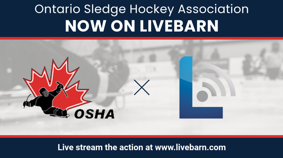 LiveBarn and Ontario Sledge Hockey Association Announce New Video Streaming Partnership